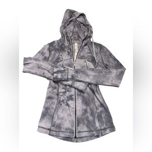 Lululemon Hooded Define Jacket in the "Diamond Dye Stargaze Pitch Grey" Size 4